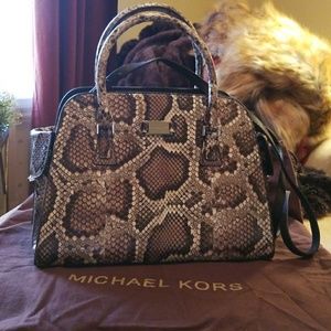 Michael Kors Collection Python GIA Bag NWT